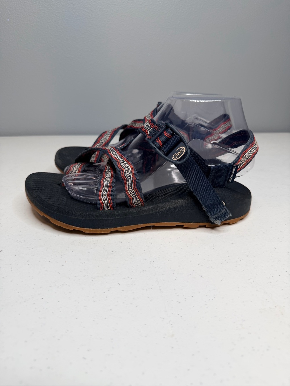 Chaco Men's Z/Cloud 2 Tri Navy Hiking Sandals Size 7